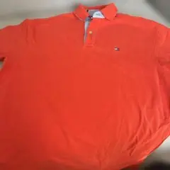 TOMMY HILFIGER オレンジ ポロシャツ S