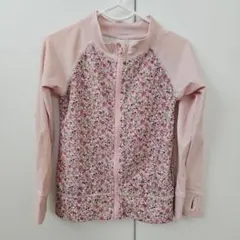 petit main 花柄ラッシュガード 110女の子　スイムウェア　水着