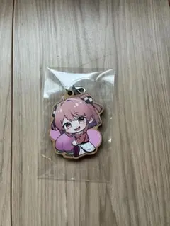 ぎゅぎゅっと木札ストラップ　のあ　からぴち　カラフルピーチ