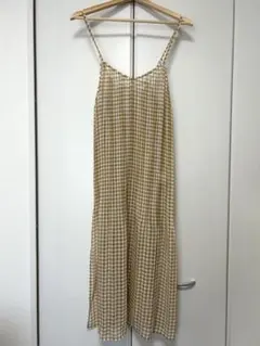 wcloset キャミワンピース ダブルクローゼット ギンガムチェック