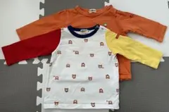 ミキハウス ホットビスケッツ　長袖Tシャツ　80cm 2枚セット