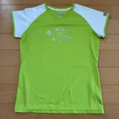 IGNIO テニスウェア Tシャツ ライムグリーン Lサイズのサムネイル