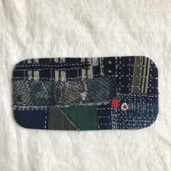 刺し子ミニマット(細長) 古布リメイク