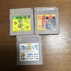 ゲームボーイのソフト　３個