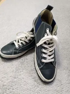 Le Coq Sportif スニーカー ネイビー レザー23.5cmのサムネイル