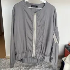 UNUSED グレー ジップアップアウターのサムネイル