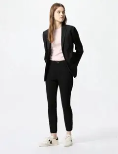 UNIQLOユニクロ ウルトラストレッチクロップドレギンスパンツ Ｍ 黒