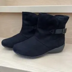 ルコックスポルティフ 防水防滑加工スノーブーツ 黒24㎝