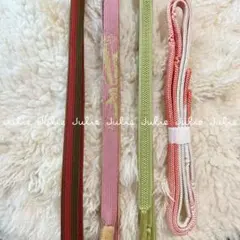 新品◆正装〜カジュアル着物 絹100% 帯締めまとめ売り