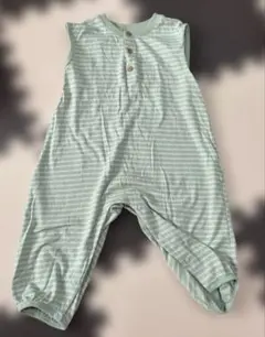 ユニクロ　ベビー　ロンパース　春夏　ノースリーブ　薄手　90緑