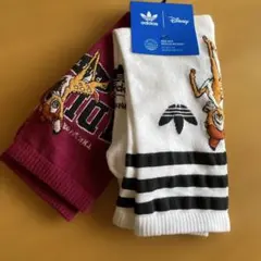 adidas Disney バンビ ソックス 2足セット　未使用のサムネイル