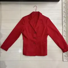 ofuon MICHEL KLEIN PARIS ジャケット 赤 サイズ38のサムネイル