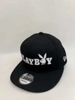 【NEW ERA×PLAYBOY】ブラック スナップバックキャップのサムネイル
