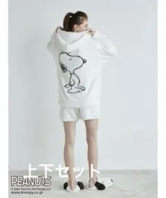 ジェラピケ　PEANUTS スヌーピー コラボ