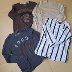 メンズ Mサイズ　長袖　ロンT カットソー　おまとめ　4点