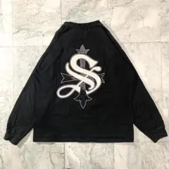 supplier ロンT Tシャツ 長袖 XL ブラック ラインストーンのサムネイル