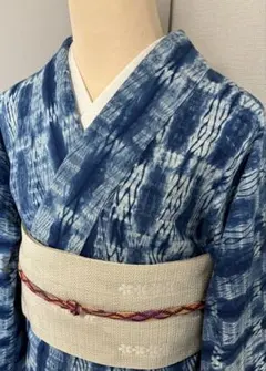 正絹 小紋 単衣＋名古屋帯セット】普段着・お稽古に◎ - メルカリ