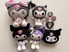 サンリオ クロミ ぬいぐるみ マスコット 缶バッジ セットまとめ売り