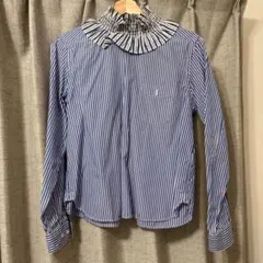 BEAMS BOY 襟 フリル付き長袖シャツのサムネイル