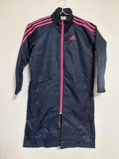 adidas ベンチコート ネイビー/ピンク 130⭐️