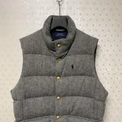 極美品　ポロラルフローレン　メンズ　本ダウンベスト　L