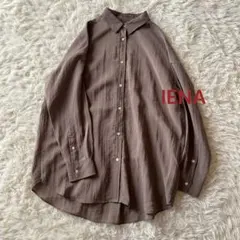 U♦︎美品イエナ　シャツ　ブラウス　ベージュ　ブラウン