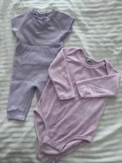 NIKE ベビー服2点セット（ピンク未使用）