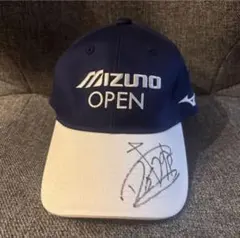 Mizuno OPEN キャップ 木下稜介 サイン入りのサムネイル