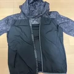 UNDER ARMOUR フード付きジャケット YXL 黒/グレー
