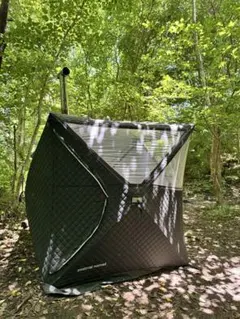 中古 Naturehike サウナテント 本体のみ ブラック Amazon.co.jp: テントサウナ 小型 折りたたみ 黒（ブラック） 1