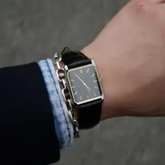 80s Vintage Seiko タンク ブラック文字盤 三面カットガラス - メルカリ