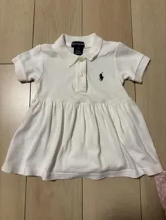 週末セール⭐︎Ralph Lauren ホワイト　ワンピース　6〜12M