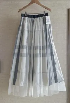 セール Virca チェック柄 スカート リバーシブル チュール