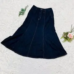 【ジーユー】❣️デニムマーメイドスカートQ❣️シーズンレス ハイウエスト 紺 XL