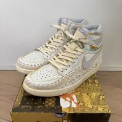 ナイキ　エアジョーダン1レトロハイOG ユニオン×べフィーズビューティーサプライ