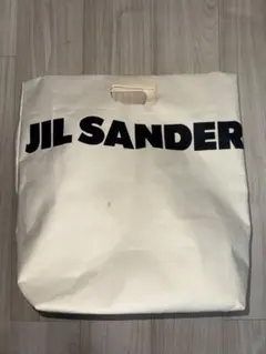 JIL SANDER ロゴ入り エコバッグ ホワイト トートバッグのサムネイル