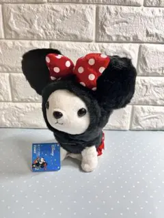 平成レトロ★イヌぐるみ ミニーマウス チワワ ぬいぐるみ タカラトミー 当時物