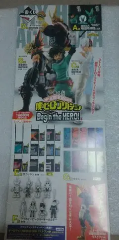 ヒロアカ 一番くじ Begin the HERO！ 店頭用ポスター