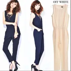 バストプリーツオールインワン★サロペット/セットアップ/ワンピース/コンビネゾン