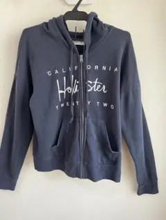 Hollister ネイビー パーカー S