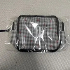 新品未使用　JNHEARTS ギンガムチェック　さくらんぼ柄ポーチ