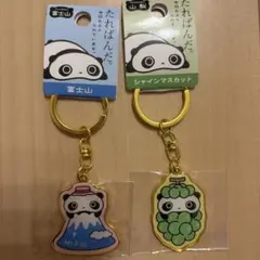 たれぱんだ ご当地キーホルダー 富士山 山梨 2種セットのサムネイル