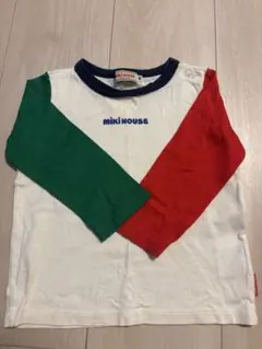 ミキハウス　長袖Tシャツ 80cm マルチカラー