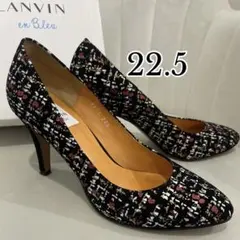 LANVIN en Bleu ランバンオンブルーパンプス ツイード調 22.5のサムネイル