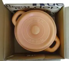 Kdep セラミック 両手鍋 18cm オレンジ 中型のサムネイル