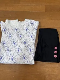 UNIQLO ディズニー　プリンセス　セットアップ　部屋着　パジャマセットアップ