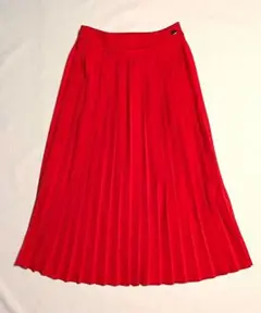 新品未使用☆To b. by agnes b.赤色ニットプリーツスカート 38