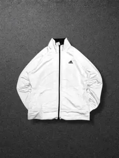 【adidas】アディダス90sビンテージトラックジャケットホワイトブラックL