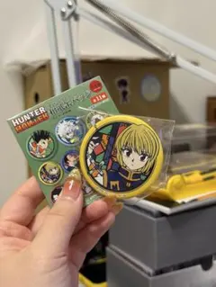 ハンターハンター 和紙缶バッジ クラピカ