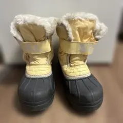 SOREL ファー付きブーツ イエロー/グレー